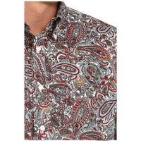 Cinch Men's L/S Classic Fit Multicolor Paisley Western Button Down Shirt