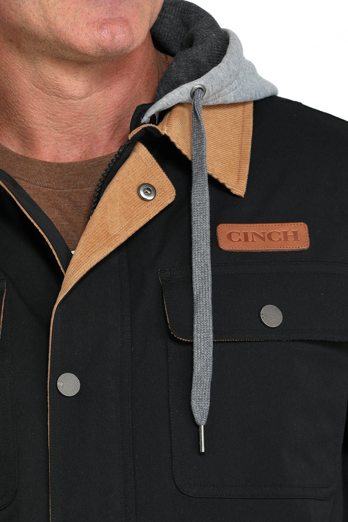 Cinch Men's Barn Coat in Black