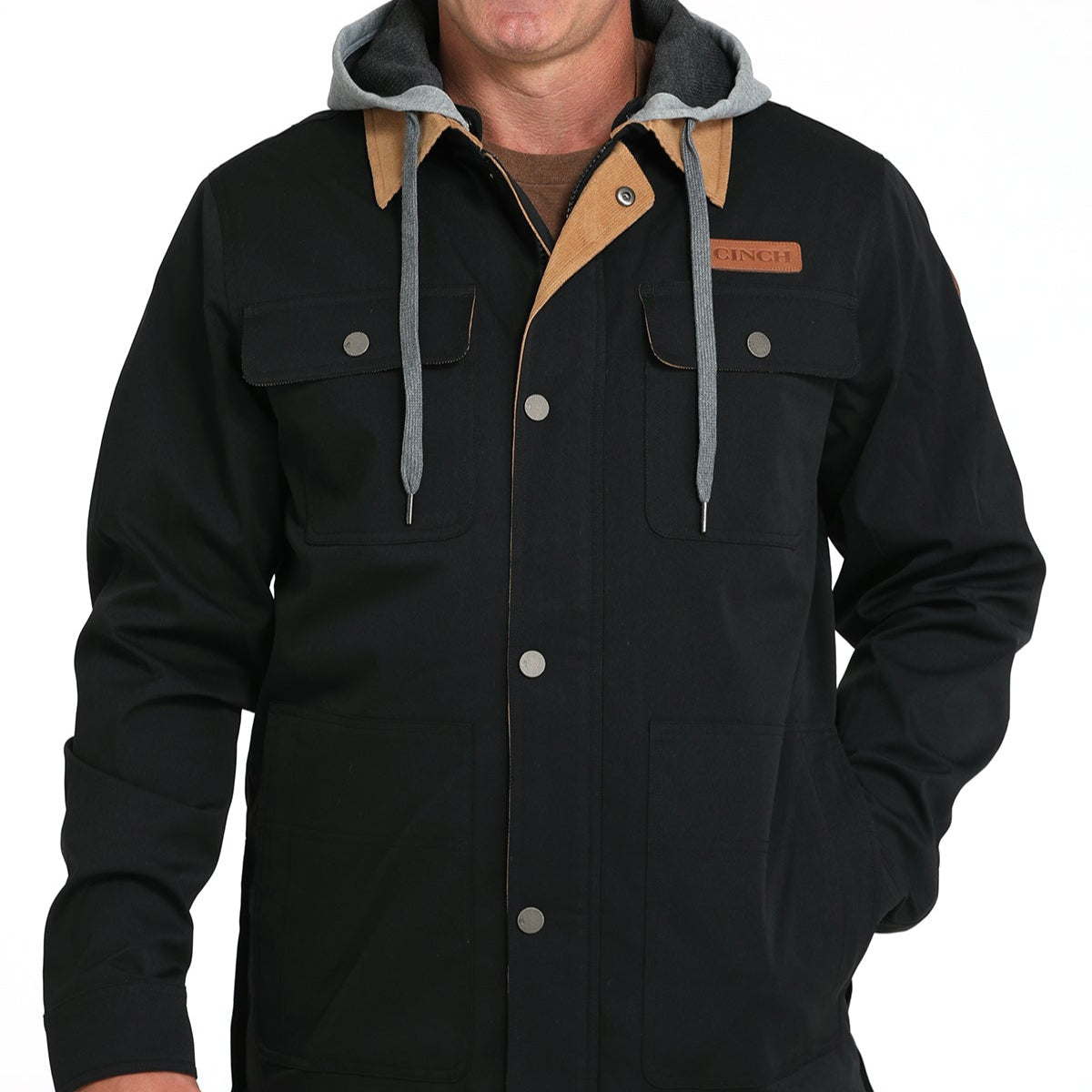 Cinch Men's Barn Coat in Black - Main Image