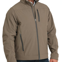 Cinch Men's Concealed Carry Bonded Jacket in Light Brown