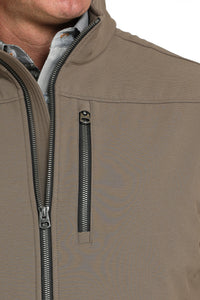 Cinch Men's Concealed Carry Bonded Jacket in Light Brown