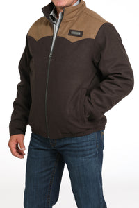Cinch Men's Concealed Carry Wooly Jacket in Brown