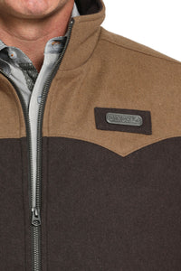 Cinch Men's Concealed Carry Wooly Jacket in Brown