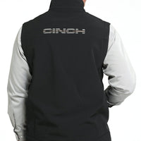 Cinch Men's Concealed Carry Bonded Vest in Black/Gold