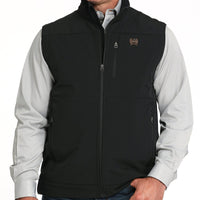 Cinch Men's Concealed Carry Bonded Vest in Black/Gold