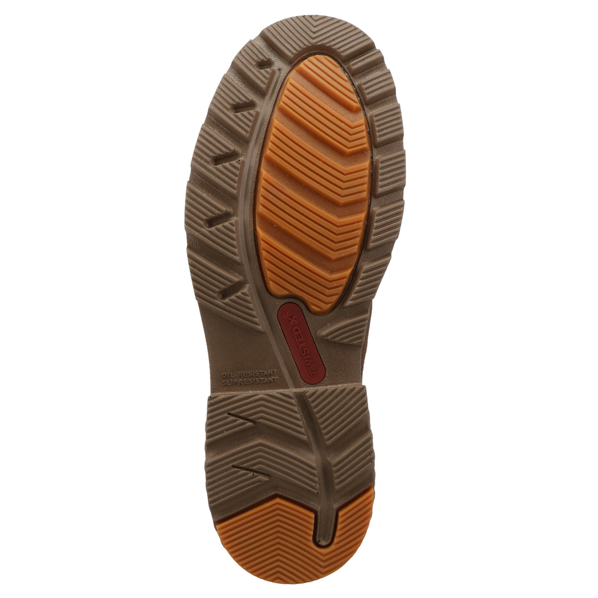 Twisted X Men's 6" Lace Up Work Boot Nano Safety Toe in Oak