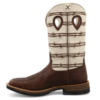 Twisted X Men's 12" Tech X Boot- Brown Elephant Print and Bone