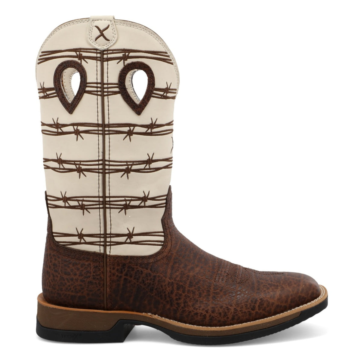 Twisted X Men's 12" Tech X Boot- Brown Elephant Print and Bone