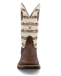 Twisted X Men's 12" Tech X Boot- Brown Elephant Print and Bone