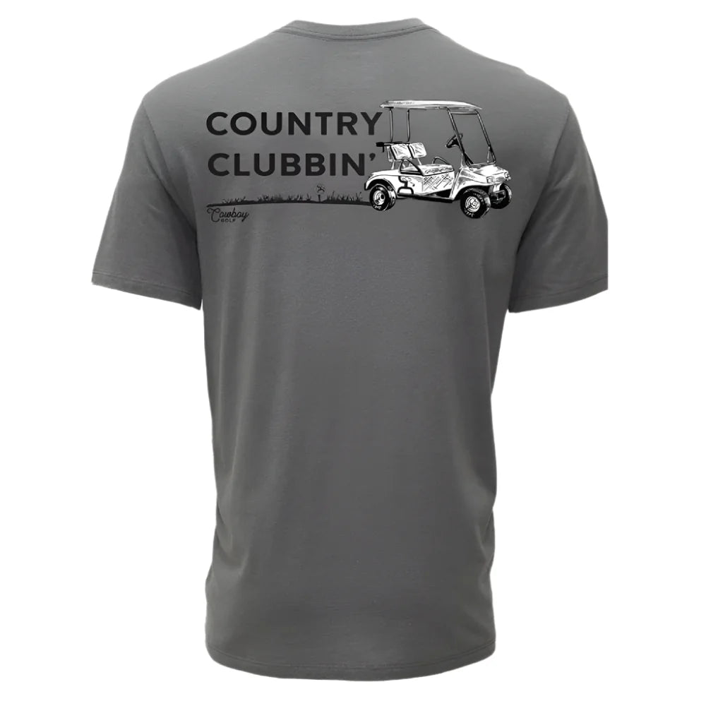 Hooey Men's Easy Ridin' Graphic Tee in Steel Grey