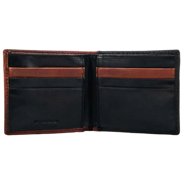 Hooey "Neon Moon" Turquoise Aztec Roughy Bi-Fold Wallet