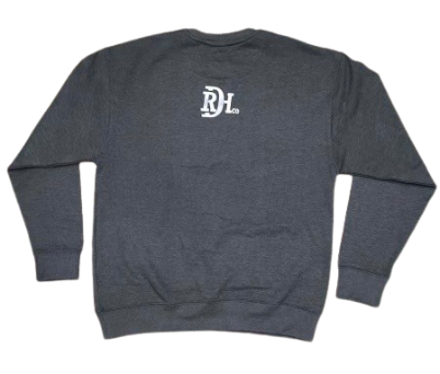 Red Dirt Hat Co. "Bucking Bronco" Sweatshirt in Dark Grey