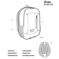 Hooey "Rockstar" Black & Feather Backpack