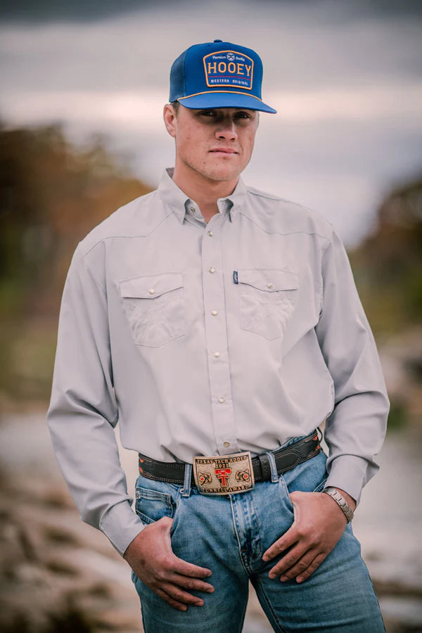 Hooey "Trip" Rope Trucker Hat in Blue