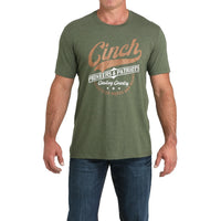 Cinch Men's Cowboy Country Graphic T-Shirt in Olive Green