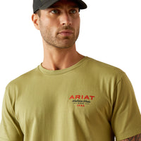 Ariat Men's Full Circle Logo Graphic T-Shirt in Tent Green