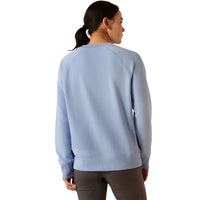 Ariat Women's Rebar Workman Washed Fleece Sweatshirt in Lavender Lustre (Available in Plus Sizes)