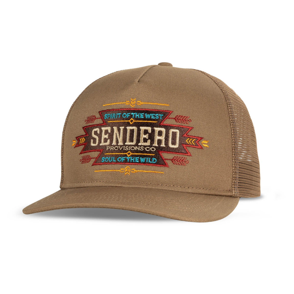 Sendero Provisions Co. "Southwest" Snapback Hat in Brown