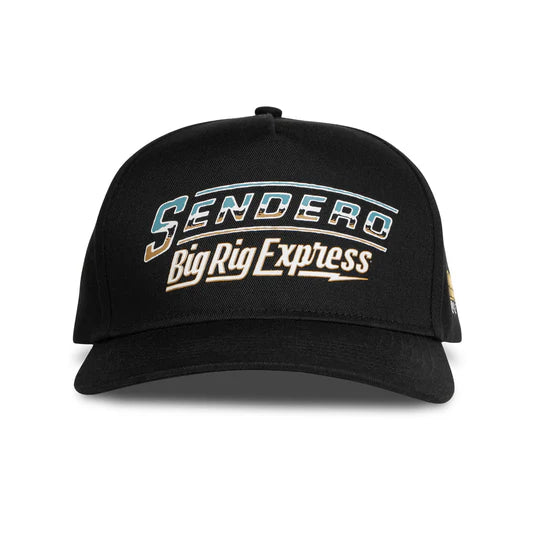Sendero Provisions Co. "Big Rig" Snapback Hat in Black