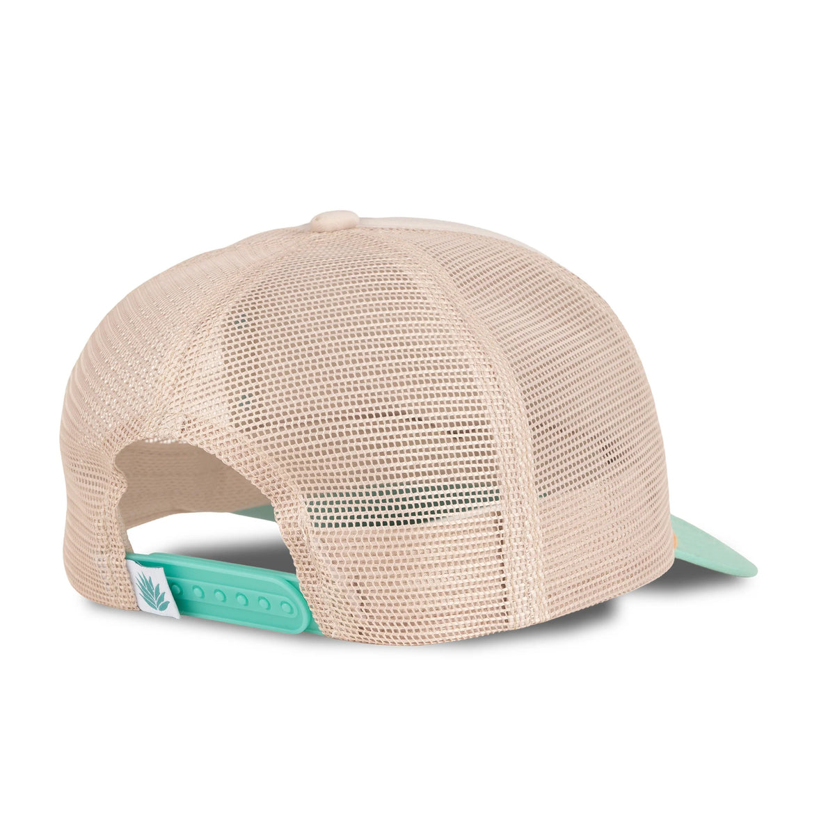 Sendero Provisions Co. "Coastal Cowgirl" Snapback Hat in Cream/Teal