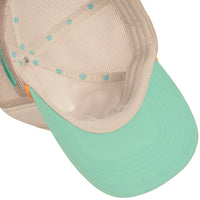 Sendero Provisions Co. "Coastal Cowgirl" Snapback Hat in Cream/Teal