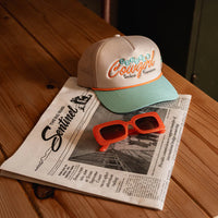 Sendero Provisions Co. "Coastal Cowgirl" Snapback Hat in Cream/Teal
