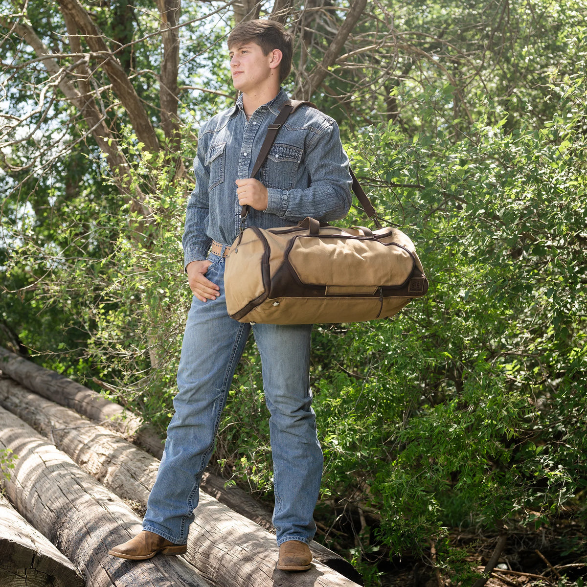 STS Ranchwear Buffalo Creek Large Concealed Carry Duffle Bag