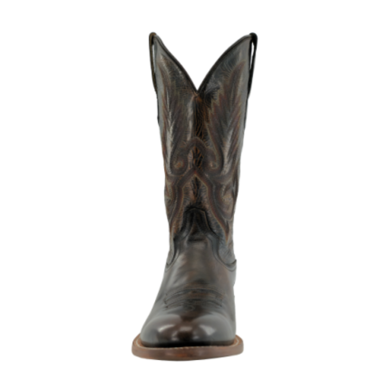RW Ranch by R. Watson Men's Magic Brushoff Cowhide Boot in Brown