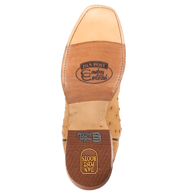 Dan Post Men's Brady Fully Quill Ostrich in Tan