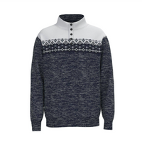 Hooey Men's Stevie Maritime Aztec Pattern Pullover in Blue