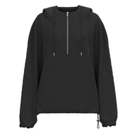 Hooey Women's "Mazatlan" Quarter Zip Hoodie in Black
