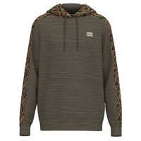Hooey Men's "Canyon" Duke Camo Pattern Hoodie in Shitake Brown