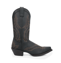 Laredo Men's Ryker Leather Boot in Blue