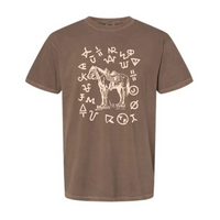 Women's The Branded Pony Graphic Tee in Espresso