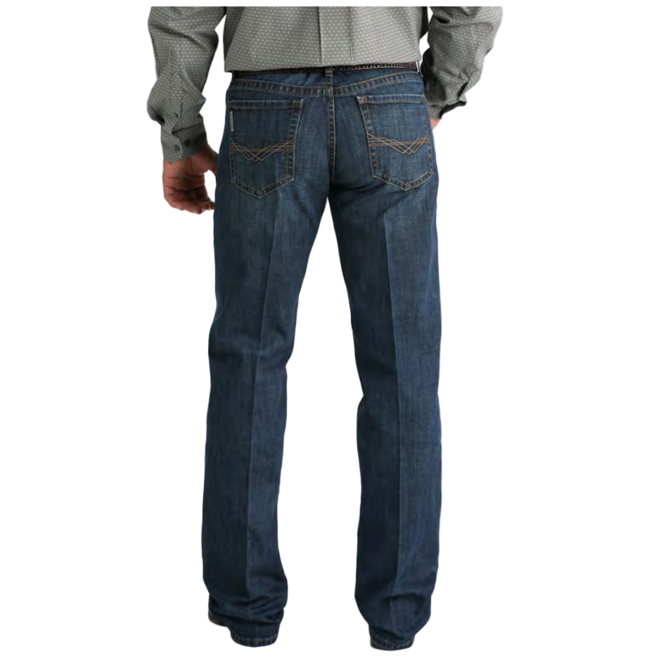 Cinch Men's Grant Relaxed Fit Bootcut Jean in Dark Stonewash