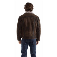 Scully Men's Suede Jacket in Chocolate