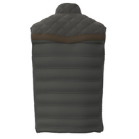 Hooey Men's Banff Puffer Packable Vest in Steel Grey