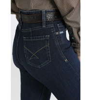 Cinch Women's Keri High Rise Straight Slim Boot Cut Jean