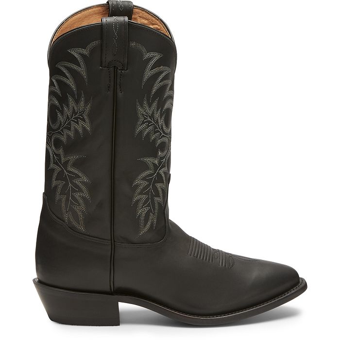 Tony Lama Segar Black Cowhide Western Boot