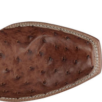 Tony Lama Men's Rylen Full Quill Ostrich Boot in Brandy