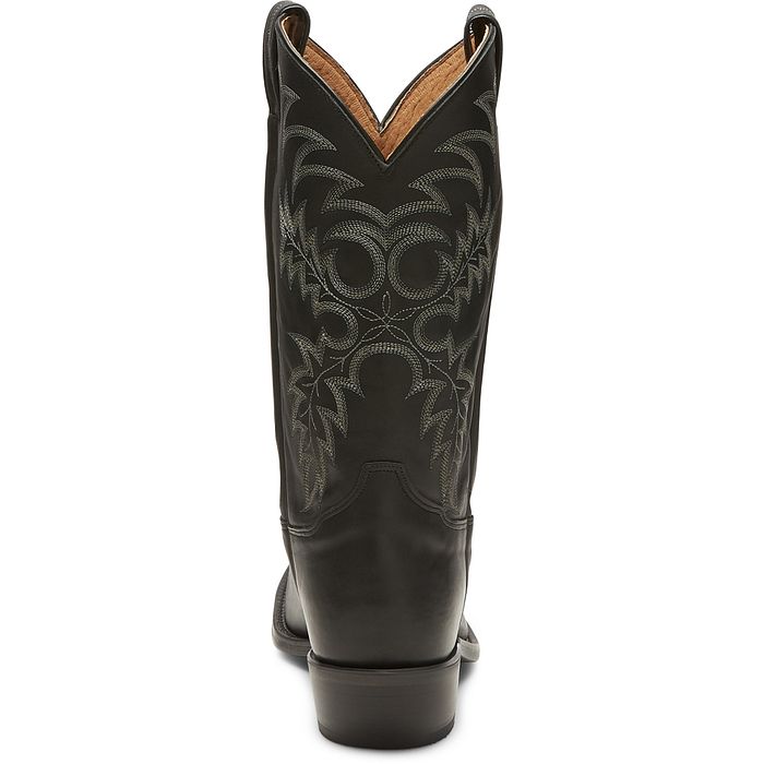 Tony Lama Segar Black Cowhide Western Boot