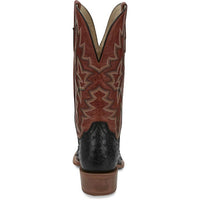 Tony Lama Men's Rylen Full Quill Ostrich Boot in Black