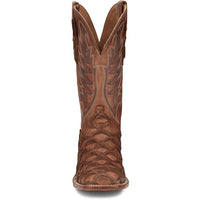 Tony Lama Men's Leon Cognac Pirarucu Tan Boot