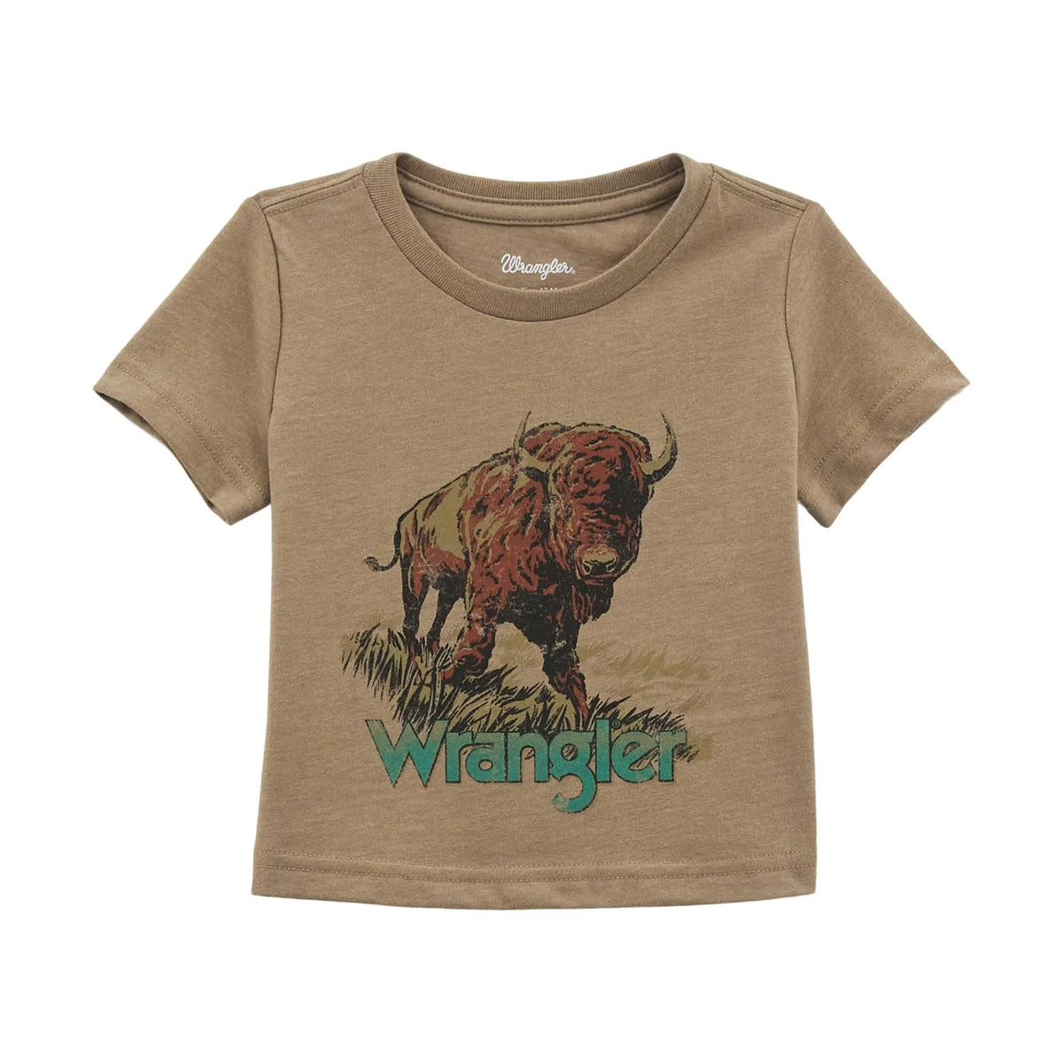 Wrangler Baby & Toddler Boy's Bison Graphic T-Shirt in Desert Taupe