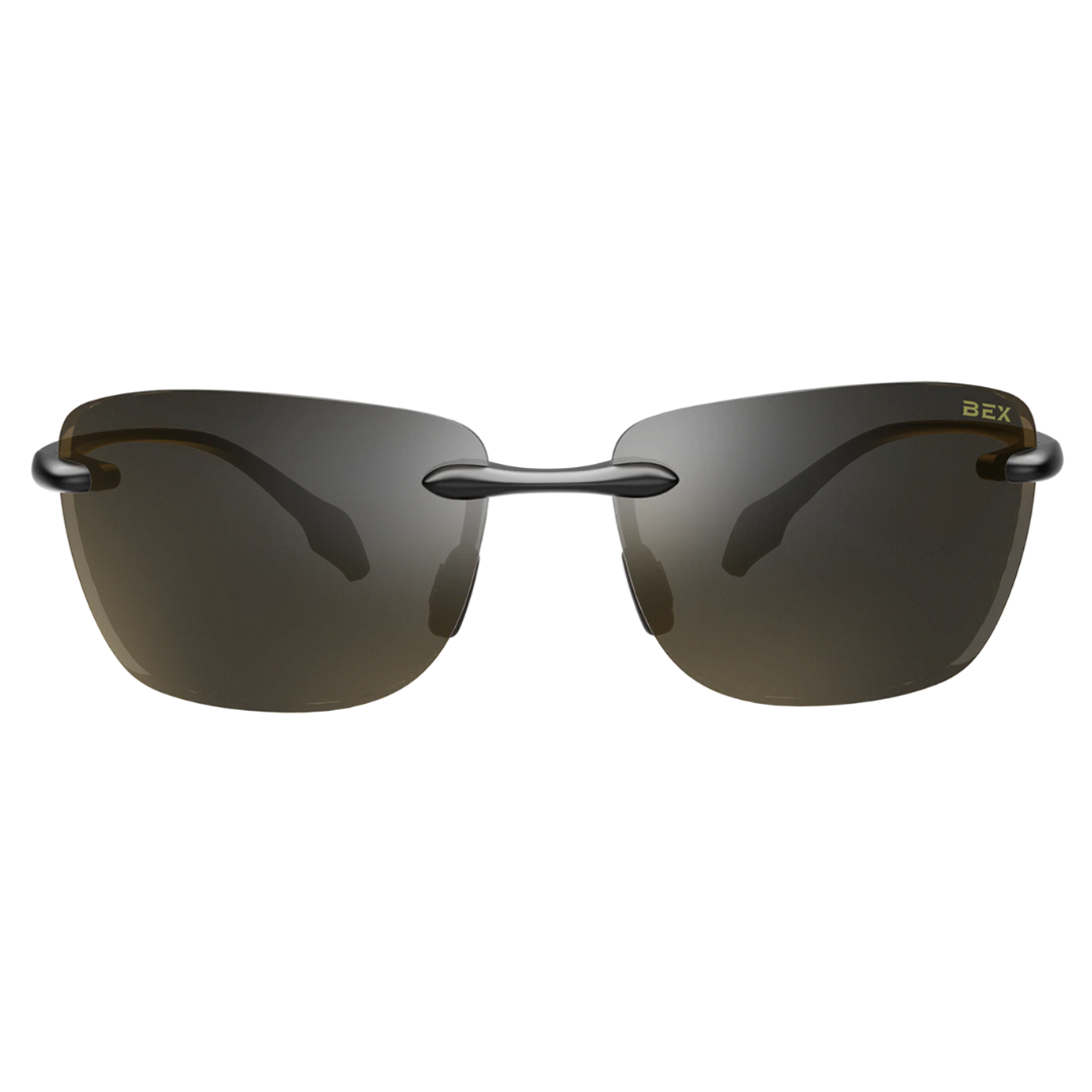 BEX Jaxyn X Polarized Rimless Lightweight Sunglasses