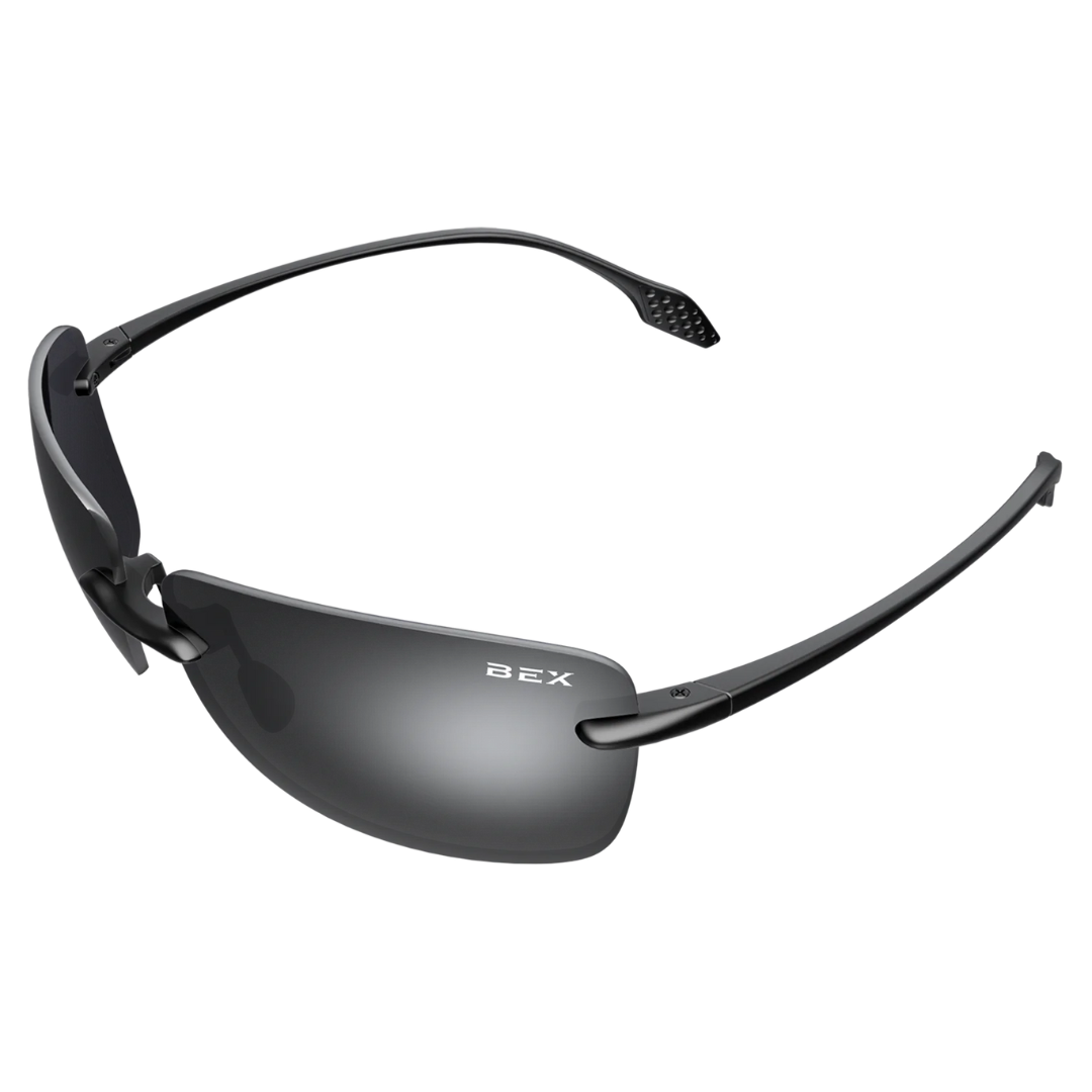 BEX Jaxyn XL Polarized Rimless Lightweight Sunglasses