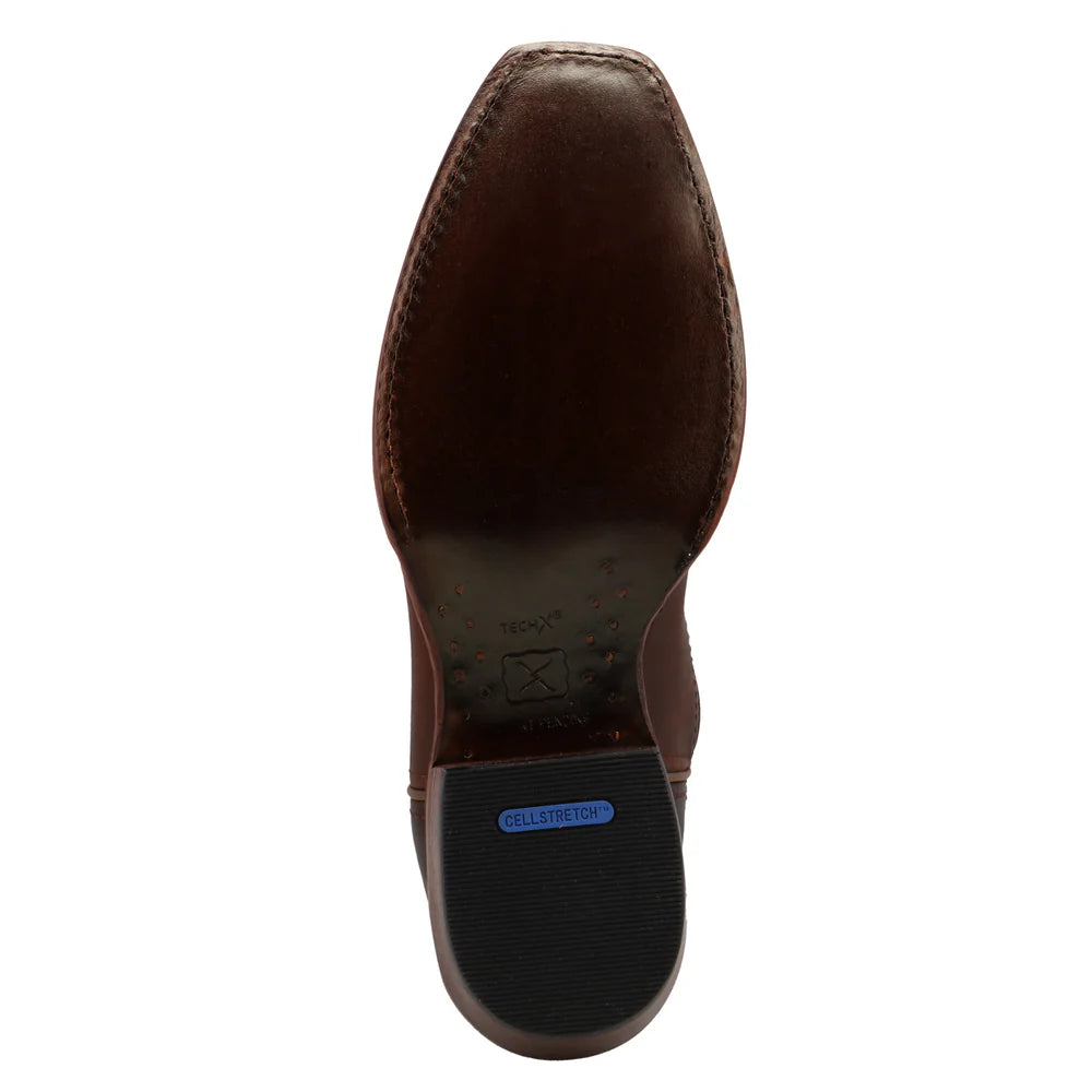 Twisted X Women's 12" Tech X™ Boot in Rust Brown