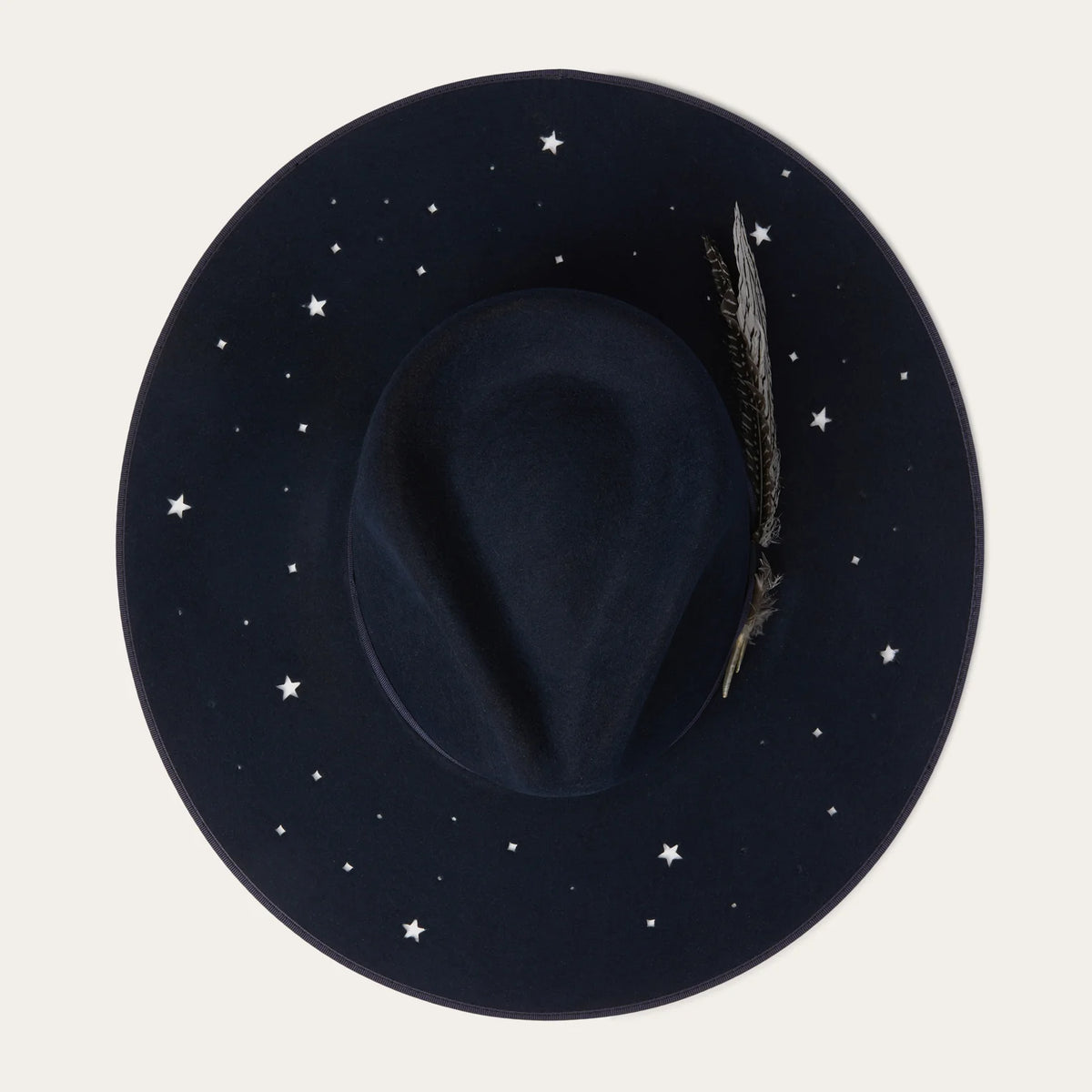Stetson Night Sky Black Felt Fashion Hat