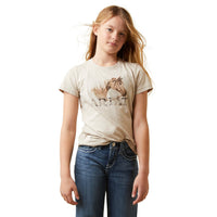 Ariat Girl's Caballo Oatmeal Heather Graphic T-shirt