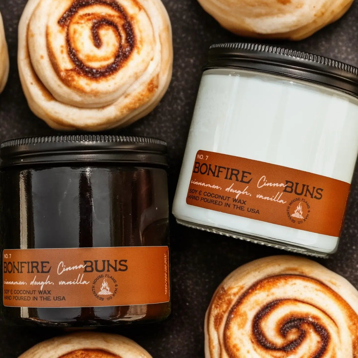 Seventh House "Bonfire Cinna-Buns" Candle